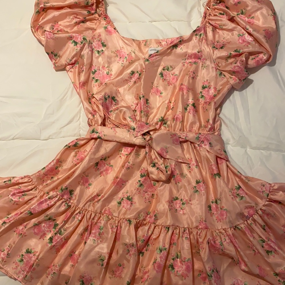 Pink rose dress